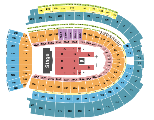Ohio Stadium Seating Chart: Bruno Mars