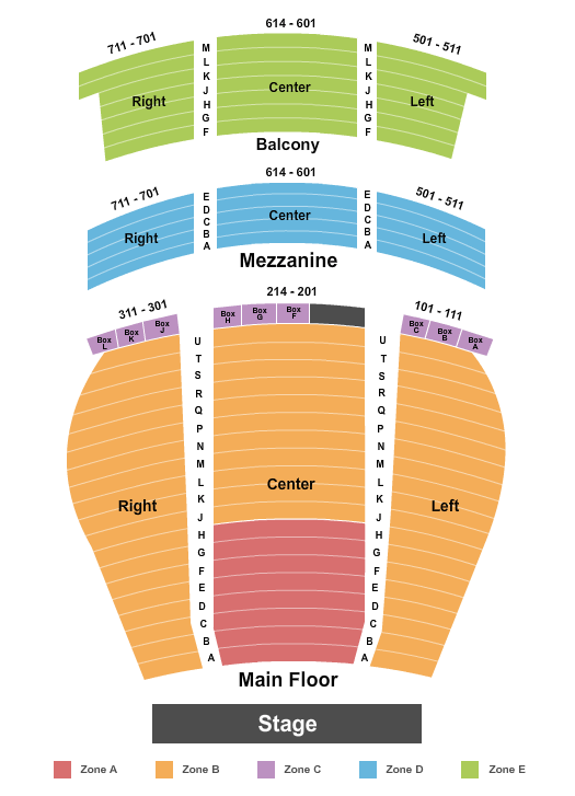 Schrott Center Seating Chart