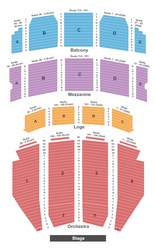 Columbus Symphony Orchestra Ohio Theatre - Columbus Seating Chart