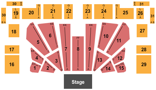 Oil Palace Seating Chart
