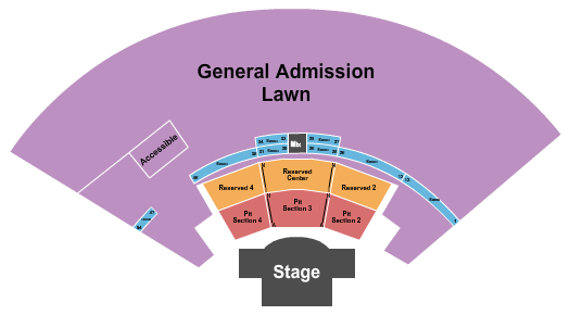 Oklahoma City Zoo Amphitheatre Seating Chart: Endstage 3