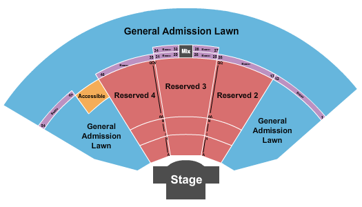 Oklahoma City Zoo Amphitheatre Seating Chart: Endstage 5
