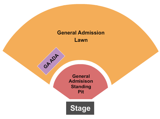 Oklahoma City Zoo Amphitheatre Seating Chart: GA Pit GA Lawn