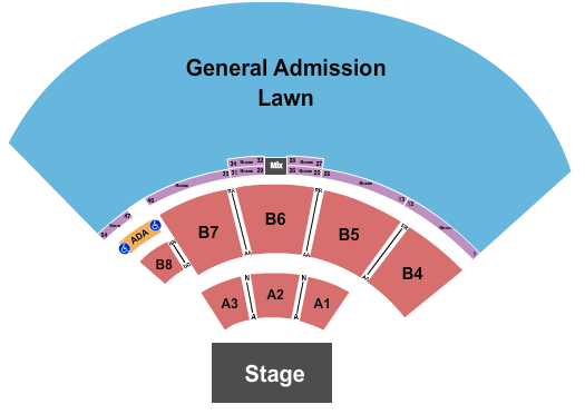 Oklahoma City Zoo Amphitheatre Seating Chart: Endstage 2