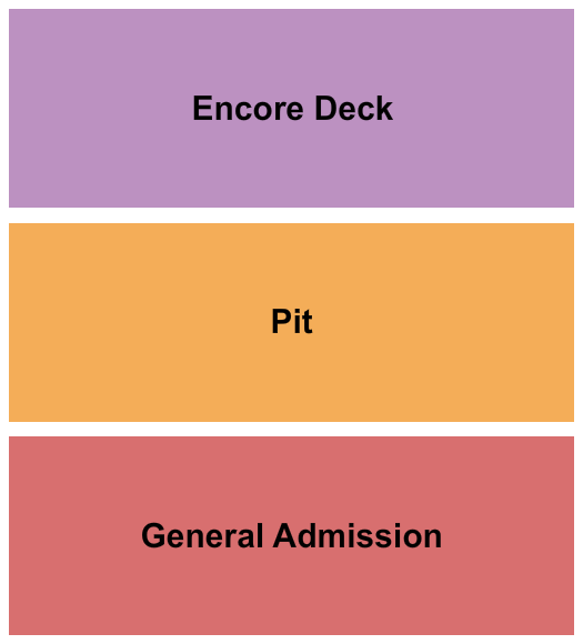 Old Concrete Street Amphitheater Seating Chart: GA/Pit/Deck