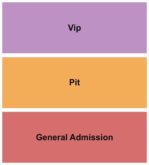 Old Concrete Street Amphitheater Seating Chart: GA/Pit/VIP