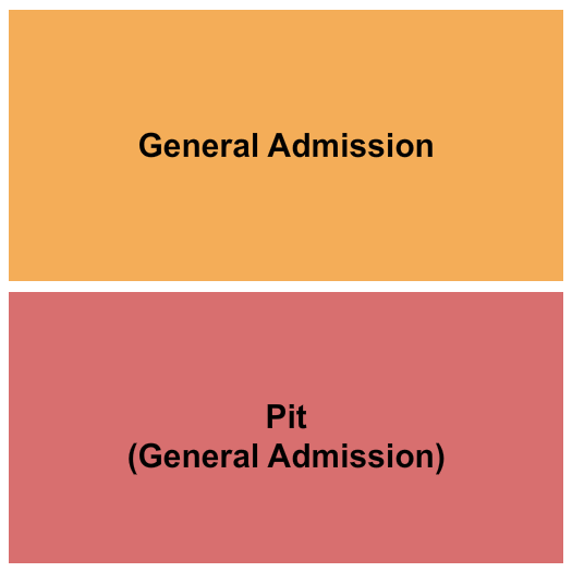 Old Concrete Street Amphitheater Seating Chart: Pit/GA