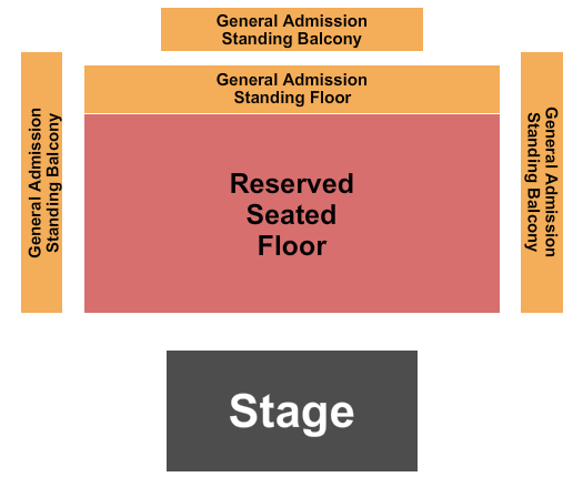 Old Forester's Paristown Hall Seating Chart: Endstage 3