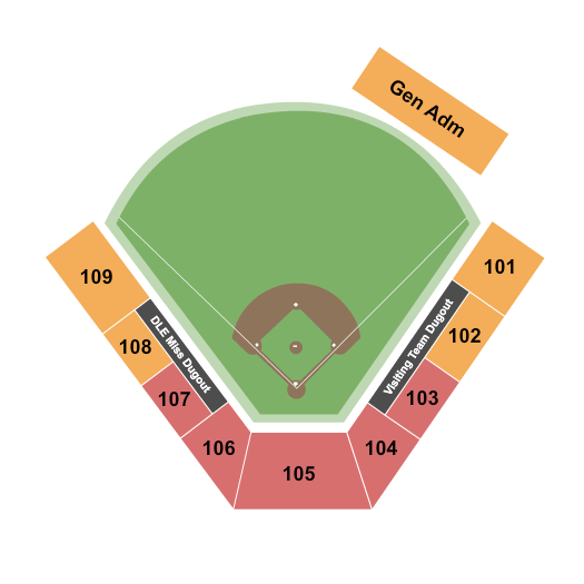 Ole Miss Softball Complex Seating Chart: Softball