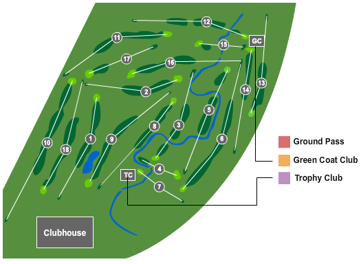 Olympia Fields Country Club Map