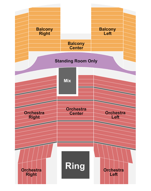Olympia Theatre - Montreal Seating Chart: Wrestling 2