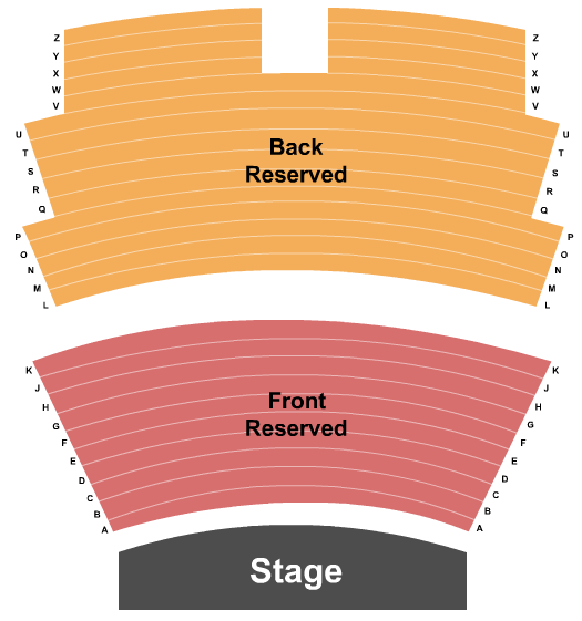 Opelika Center for the Performing Arts Seating Chart: End Stage
