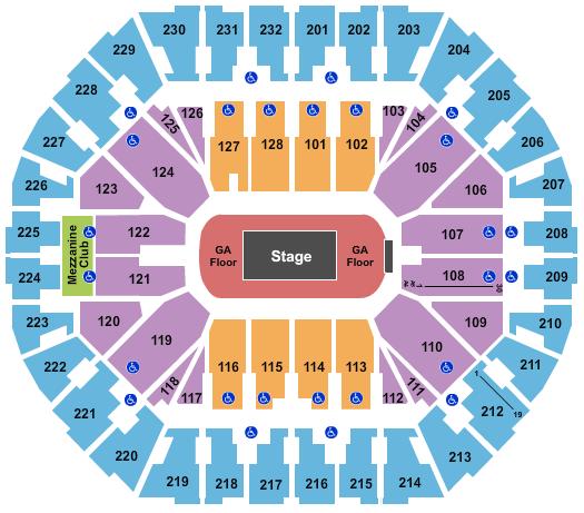 Oakland Arena Seating Chart