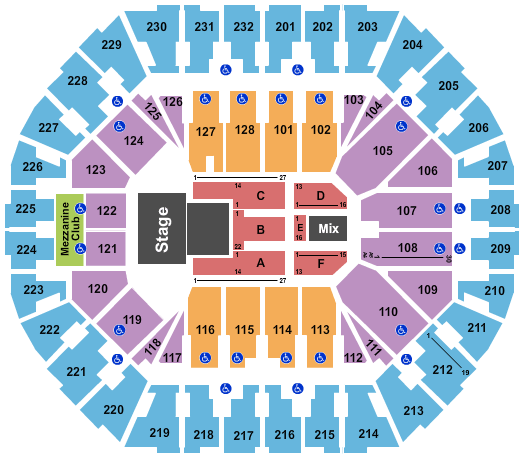 Panic At The Disco Seating Chart