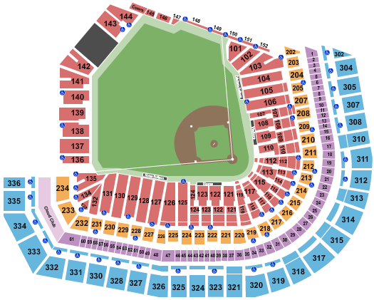 Oracle Park Seating Chart: Baseball
