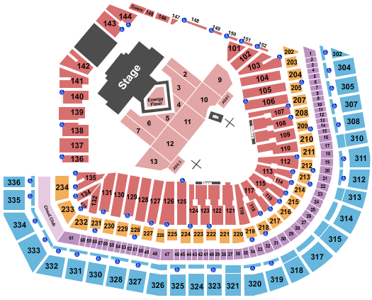 Oracle Park Seating Chart: Kendrick Lamar