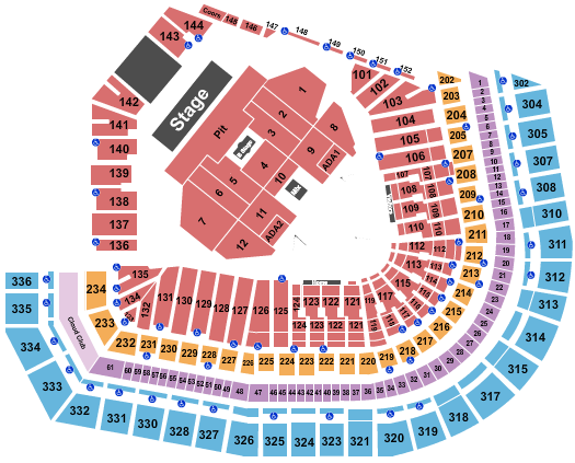 Oracle Park Seating Chart: My Chemical Romance