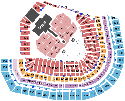 Oracle Park Seating Chart: Shakira