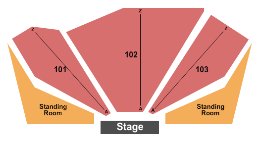 The Hangar at Orange County Fair & Exposition Center Seating Chart: End Stage