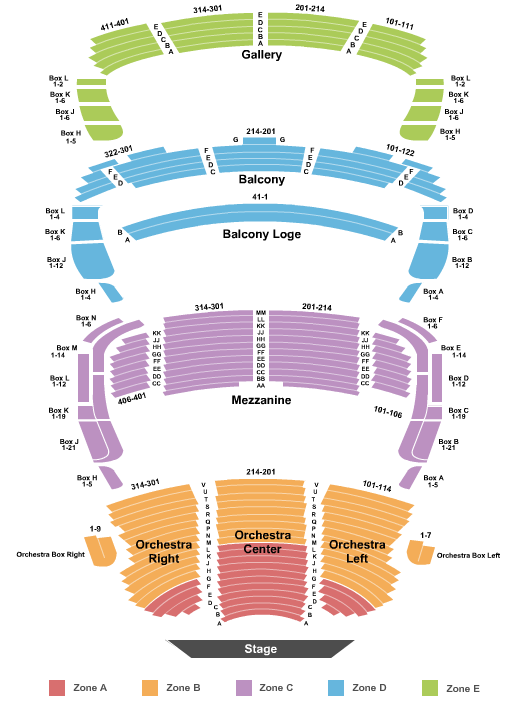 Ordway Center For Performing Arts Map