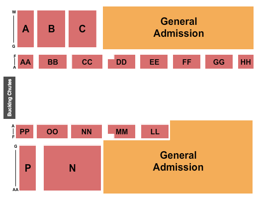 Oregon Horse Center Seating Chart: Eugene Pro Rodeo