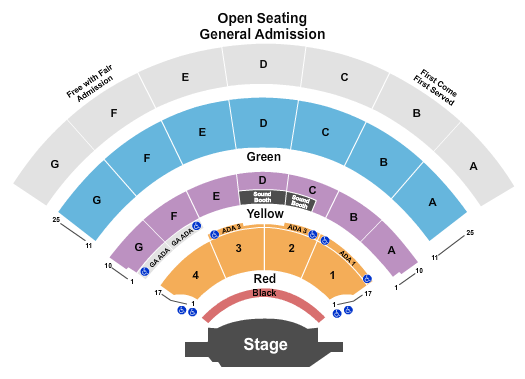 Oregon State Fairgrounds Seating Chart: Endstage 2