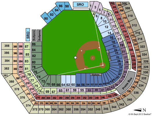 Oriole Park At Camden Yards Seating Chart