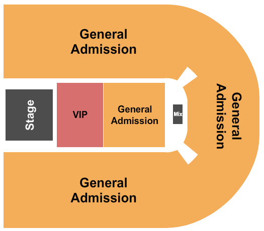 Orleans Arena - The Orleans Hotel Seating Chart: Endstage - VIP & GA Floor