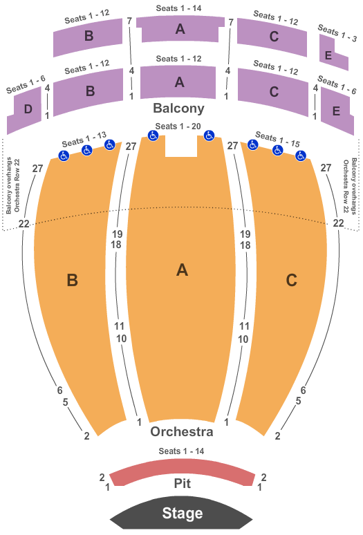 Phoenix Orpheum Seating Chart