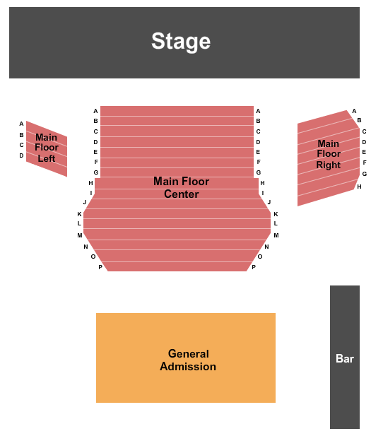 Orpheum Theatre - Flagstaff Seating Chart: Collin Raye