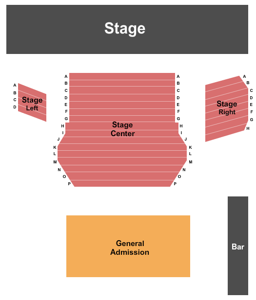 Orpheum Theatre - Flagstaff Seating Chart: Endstage Reserved