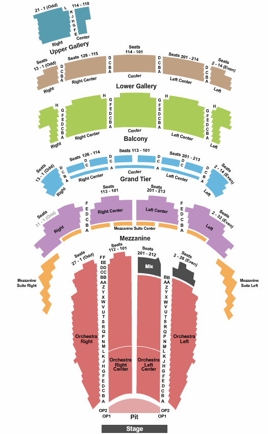 Orpheum Theatre - Memphis Map