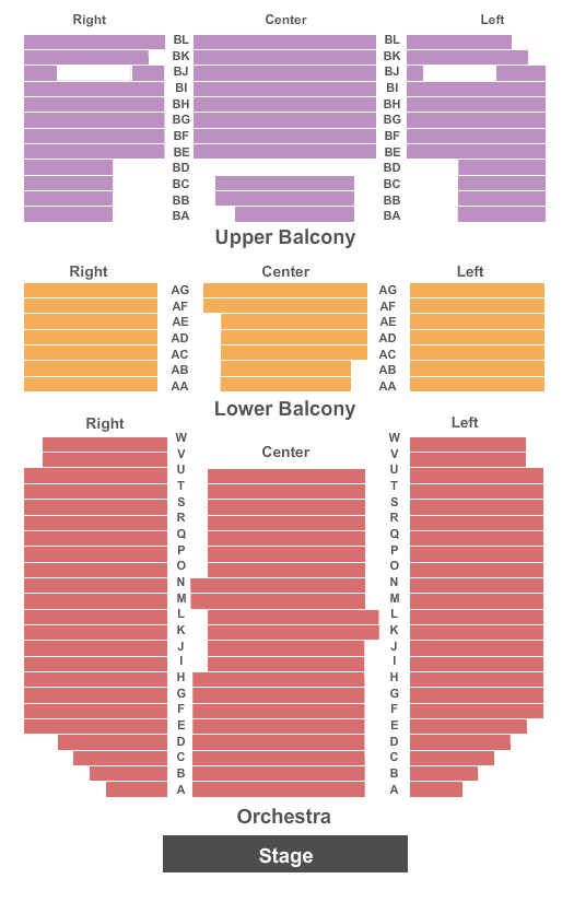 Mitzi Newhouse Theater Seating Chart