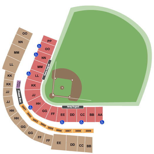 Ottawa Stadium Seating Chart: Baseball