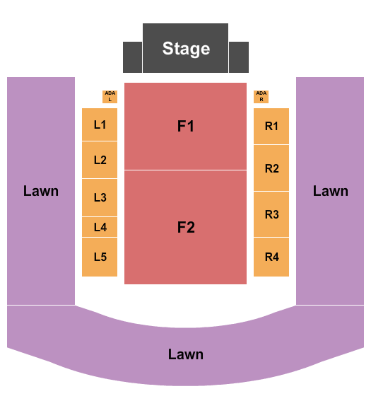 Outdoor Amphitheater At Ford Idaho Center Seating Chart: Pentatonix
