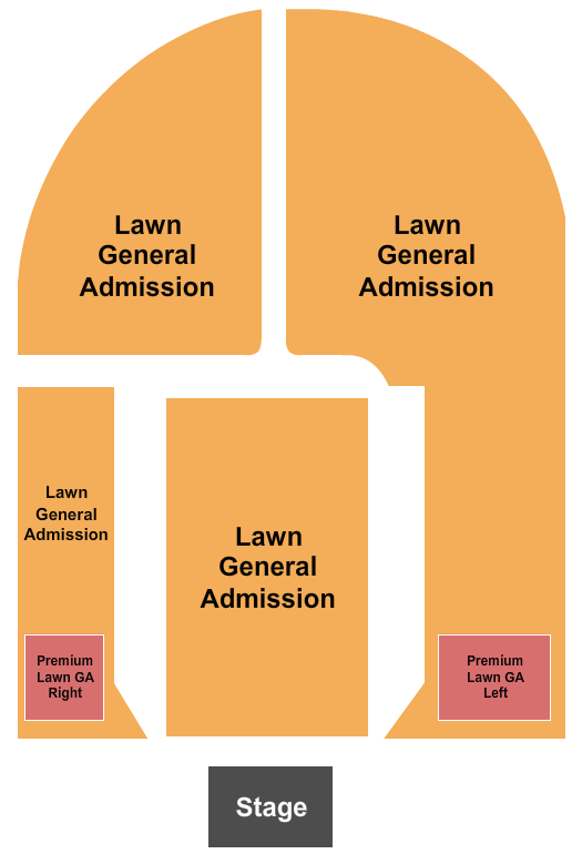 Outdoor Amphitheater At Ford Idaho Center Seating Chart: GA & Premium 2