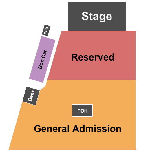 Outdoors At Fargo Brewing Company Seating Chart: Reserved & GA
