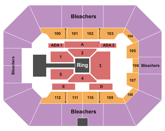 Owensboro Sportscenter Seating Chart: Wrestling