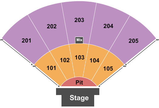 Ozarks Amphitheater Seating Chart
