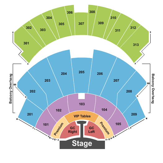 PH Live At Planet Hollywood Seating Chart: Old Dominion