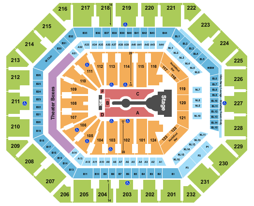 Mortgage Matchup Center Seating Chart: Cardi B