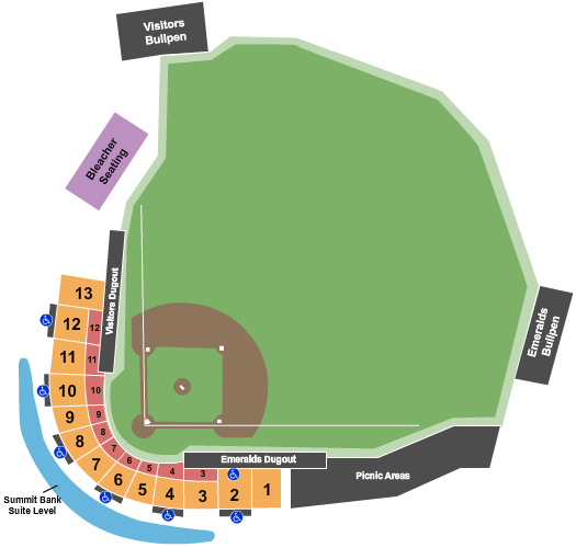 Hillsboro Hops Stadium Seating Chart