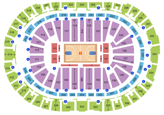 PNC Arena Seating Chart: Basketball