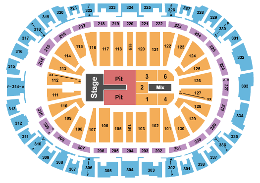 Pnc Arena Seating Chart Charlotte