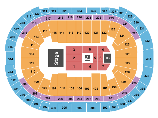 PNC Arena Seating Chart: Casting Crowns