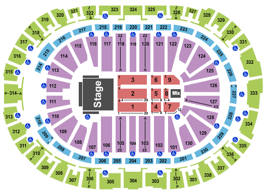 PNC Arena Seating Chart
