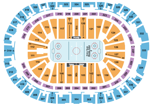 PNC Arena Seating Chart: Hockey