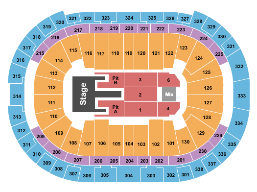 PNC Arena Seating Chart: Kane Brown