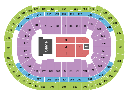 Lenovo Center Seating Chart: Mariah Carey