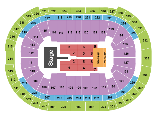 Lenovo Center Seating Chart: Mary J. Blige